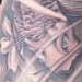 Tattoos - Black and grey coy fish - 51298
